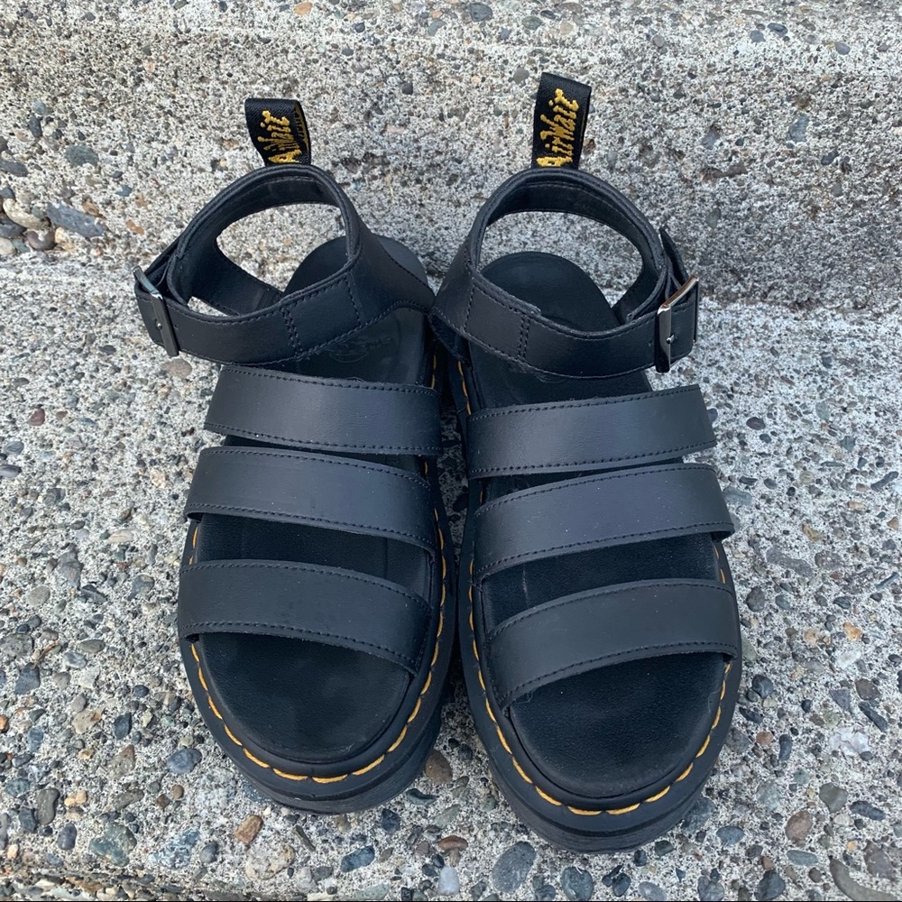 Dr. Marten Blaire Leather Gladiator Sandals